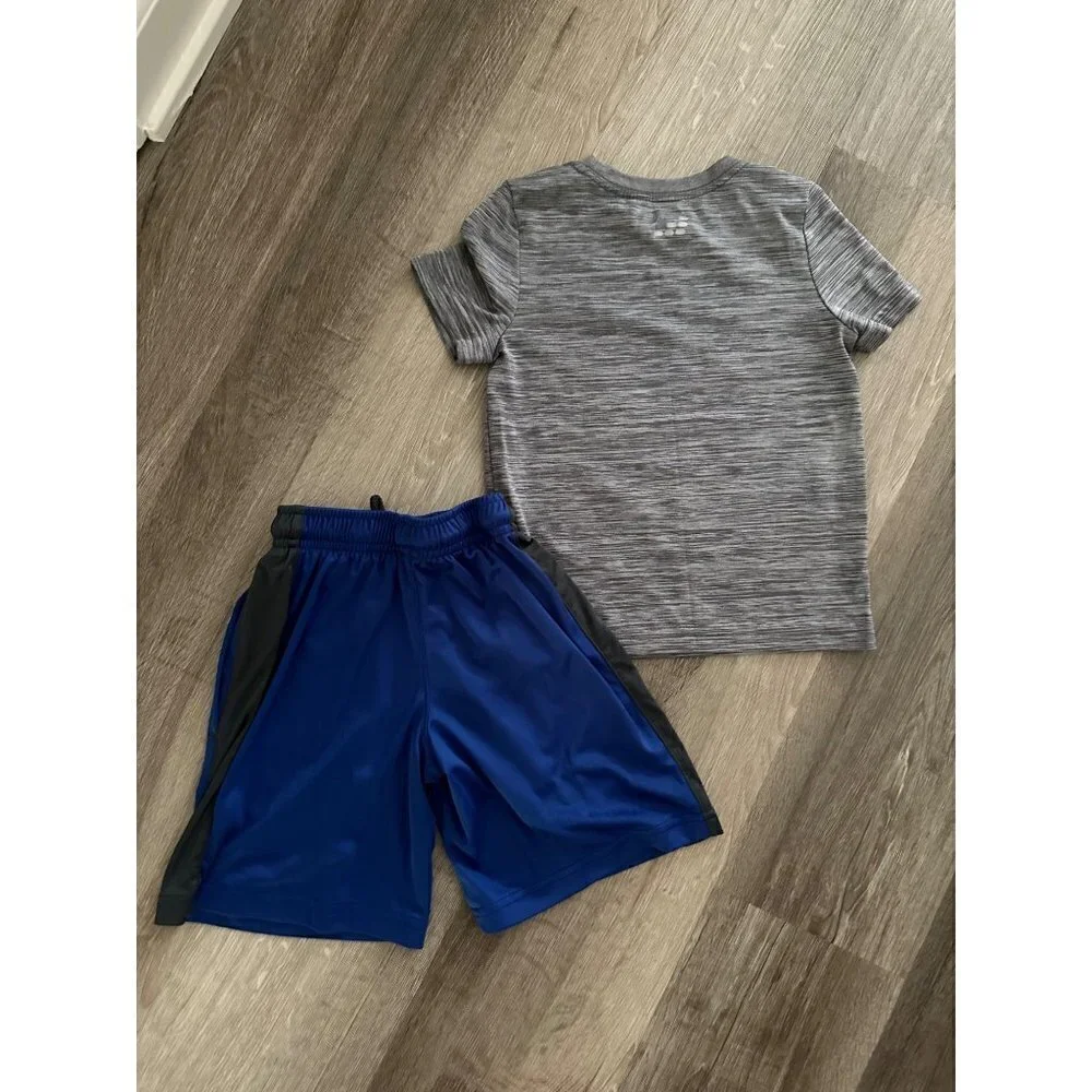 BCG Blue and Gray I Am Awesome Play Outfit Size XXS